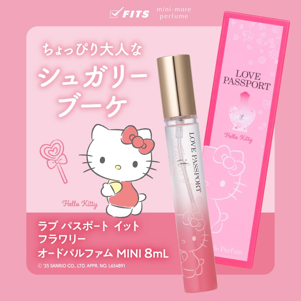 ハローキティ　香水　1976 レトロ　サンリオ　パフューム　キティ Amazon | ミニモアパフューム 【 ハローキティ デザイン (シュガリー